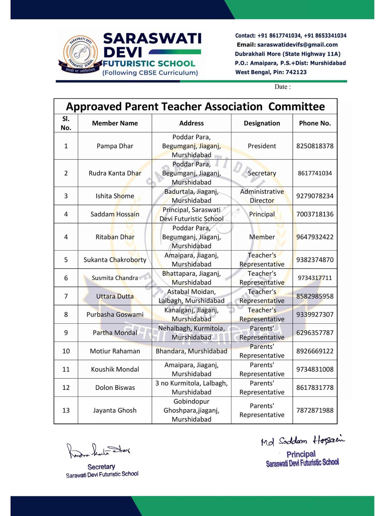 Parent Teacher Association